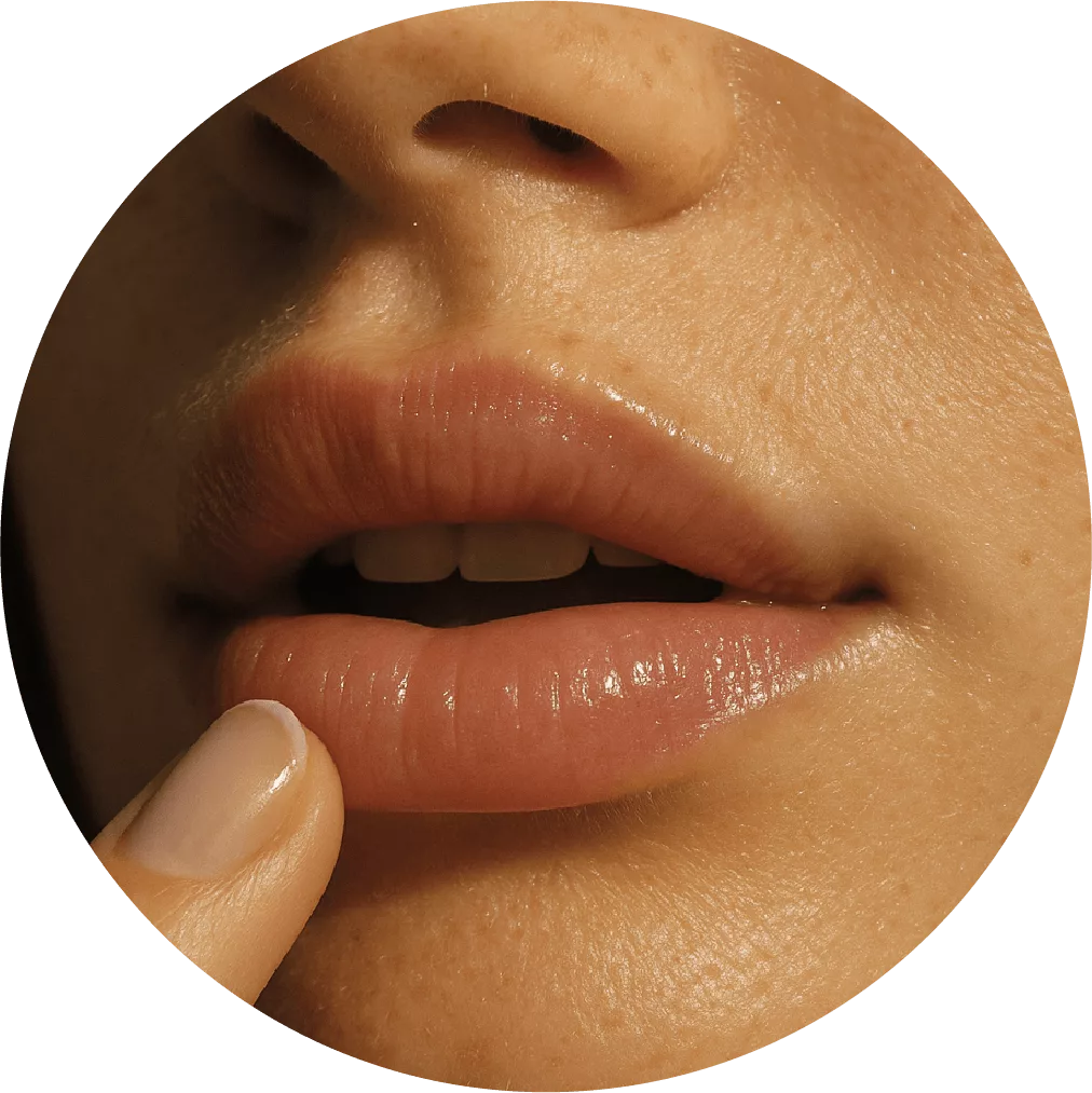 Labios hidratados y suaves